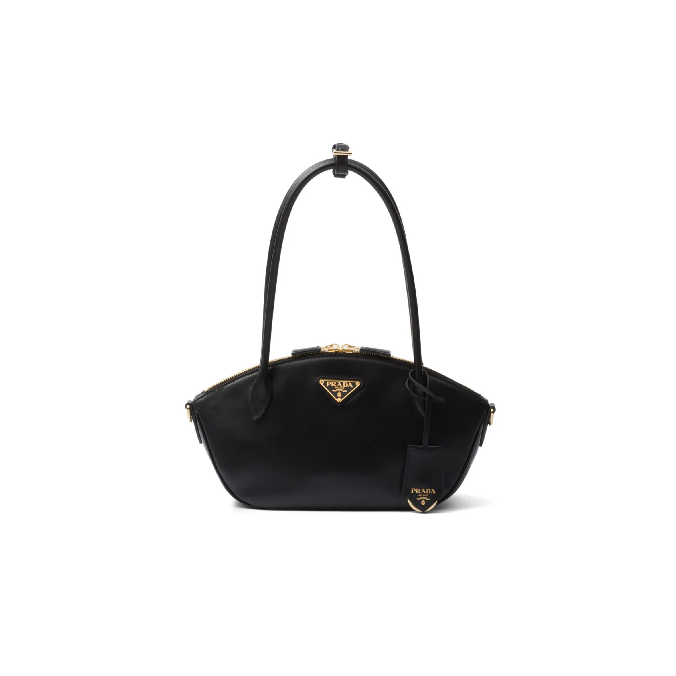 PRADA SMALL LEATHER HANDBAG 1BA427 (26*17*9cm)